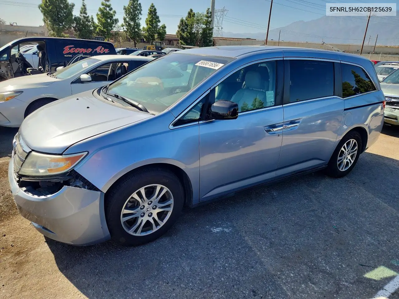 2012 Honda Odyssey Exl VIN 5FNRL5H62CB125639 фото 1