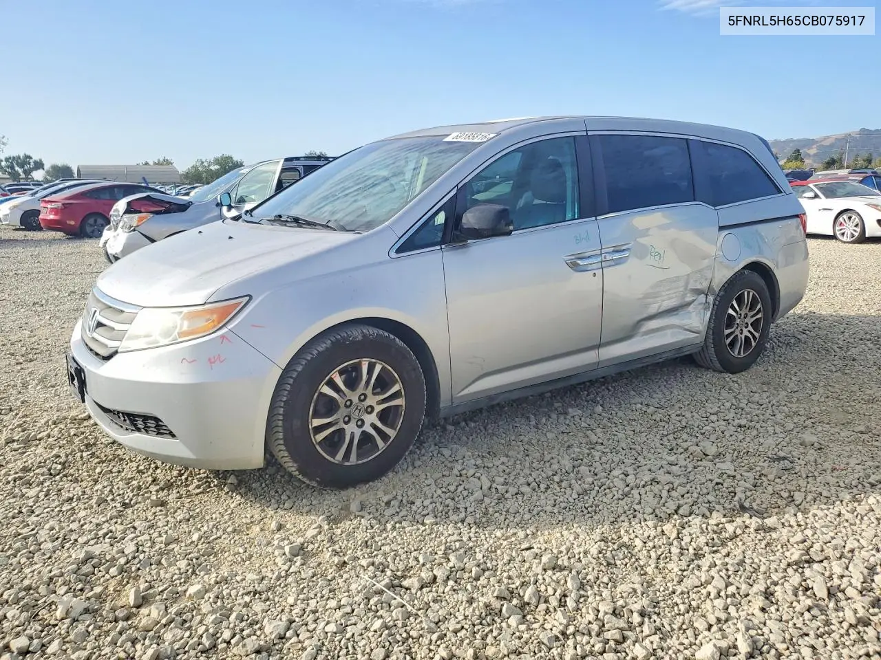2012 Honda Odyssey Exl VIN 5FNRL5H65CB075917 фото 1