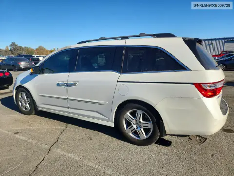 2012 Honda Odyssey Touring VIN 5FNRL5H9XCB009728 фото 2