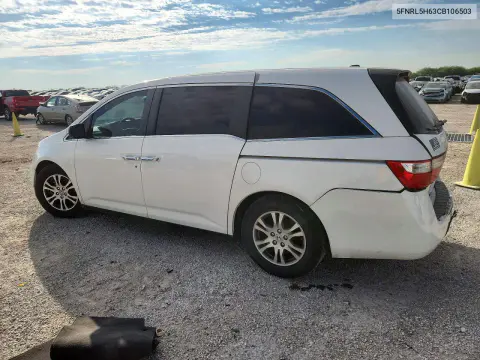 2012 Honda Odyssey Exl VIN 5FNRL5H63CB106503 фото 2
