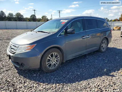 5FNRL5H45CB043497 — 2012 Honda Odyssey, Ходовая часть, фото до ремонта