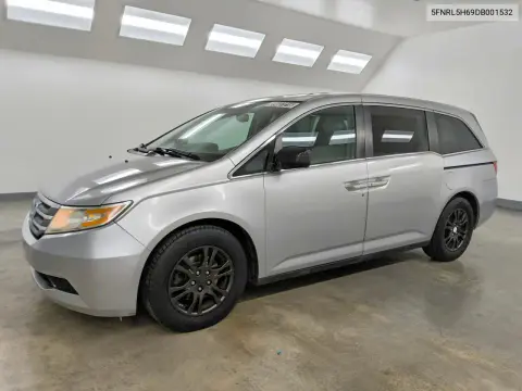 5FNRL5H69DB001532 — 2013 Honda Odyssey, Передняя часть, фото до ремонта