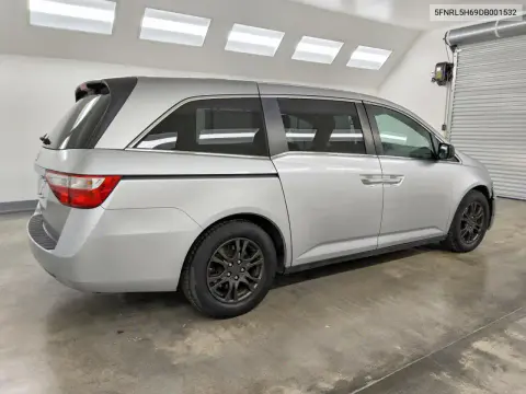2013 Honda Odyssey Exl VIN 5FNRL5H69DB001532 фото 3