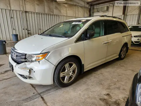 5FNRL5H93DB059372 — 2013 Honda Odyssey, Передняя часть, фото до ремонта