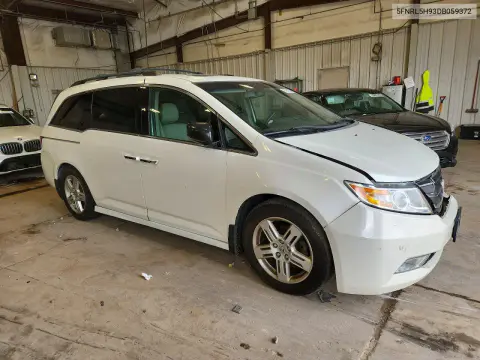 2013 Honda Odyssey Touring VIN 5FNRL5H93DB059372 фото 4