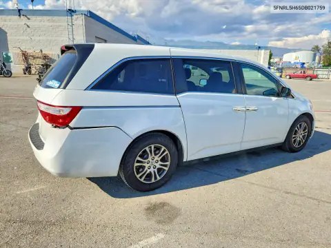 2013 Honda Odyssey Exl VIN 5FNRL5H65DB021759 фото 3