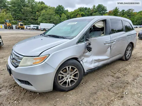 2013 Honda Odyssey Exl VIN 5FNRL5H65DB083985 фото 1