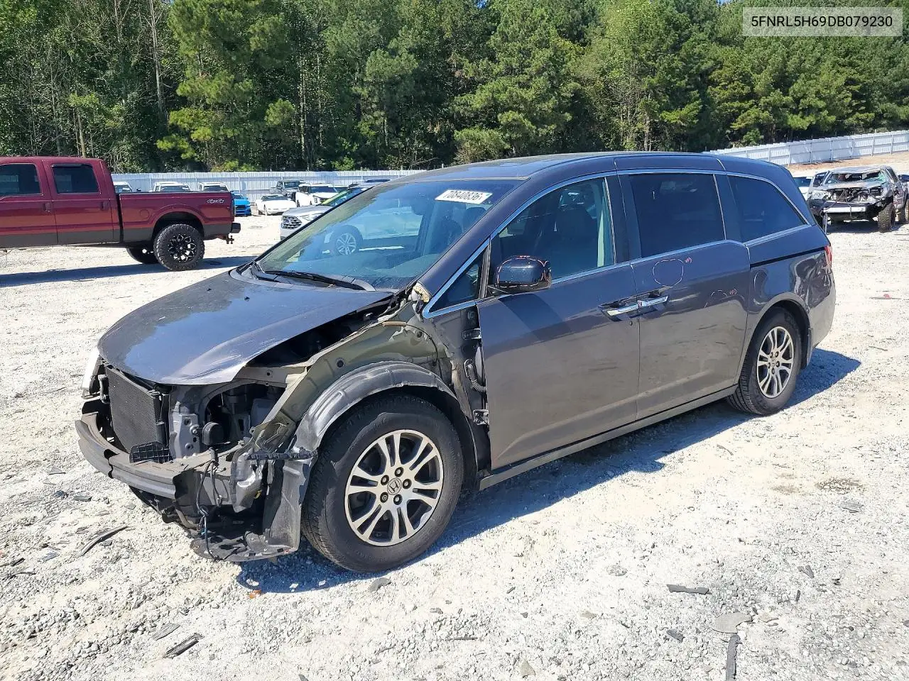 2013 Honda Odyssey Exl VIN 5FNRL5H69DB079230 фото 1