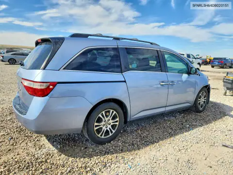 2013 Honda Odyssey Exl VIN 5FNRL5H64DB020151 фото 3