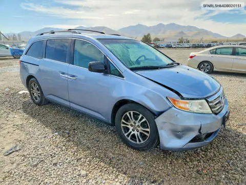 2013 Honda Odyssey Exl VIN 5FNRL5H64DB020151 фото 4