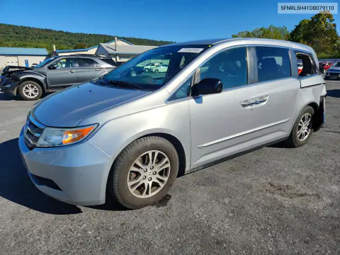 5FNRL5H41DB079110 — 2013 Honda Odyssey, Задняя часть, фото до ремонта
