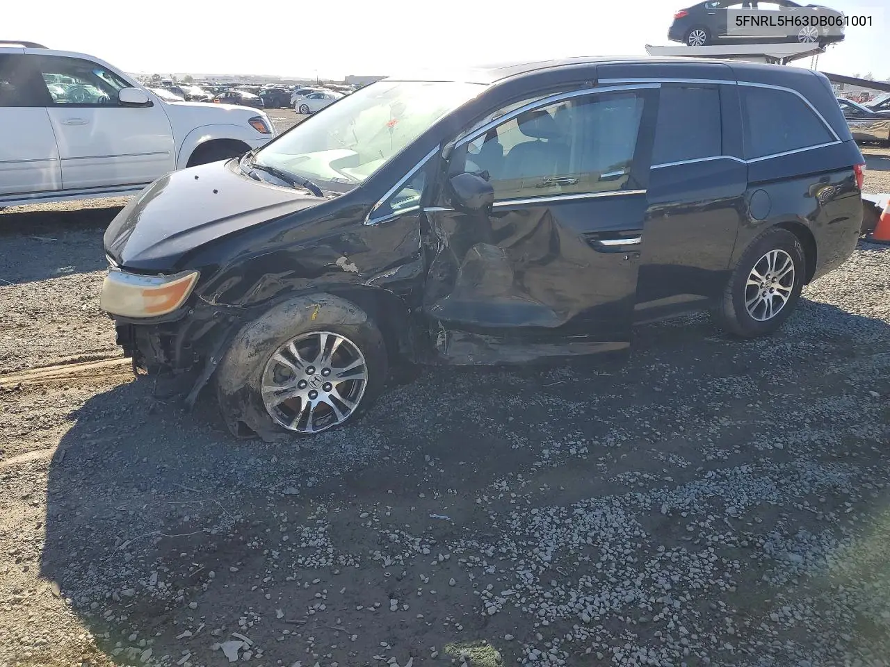 2013 Honda Odyssey Exl VIN 5FNRL5H63DB061001 фото 1