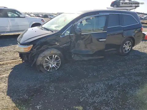 5FNRL5H63DB061001 — 2013 Honda Odyssey, Передняя часть, фото до ремонта