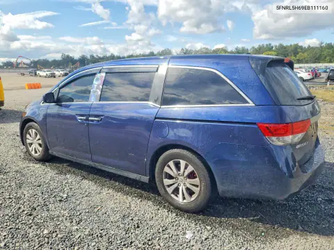 2014 Honda Odyssey Exl VIN 5FNRL5H69EB111160 фото 2