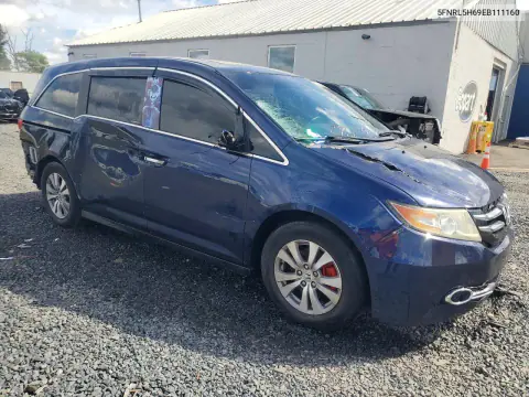 2014 Honda Odyssey Exl VIN 5FNRL5H69EB111160 фото 4
