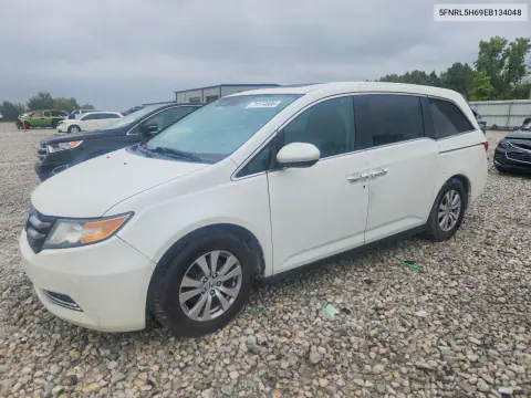 5FNRL5H69EB134048 — 2014 Honda Odyssey, Передняя часть, фото до ремонта