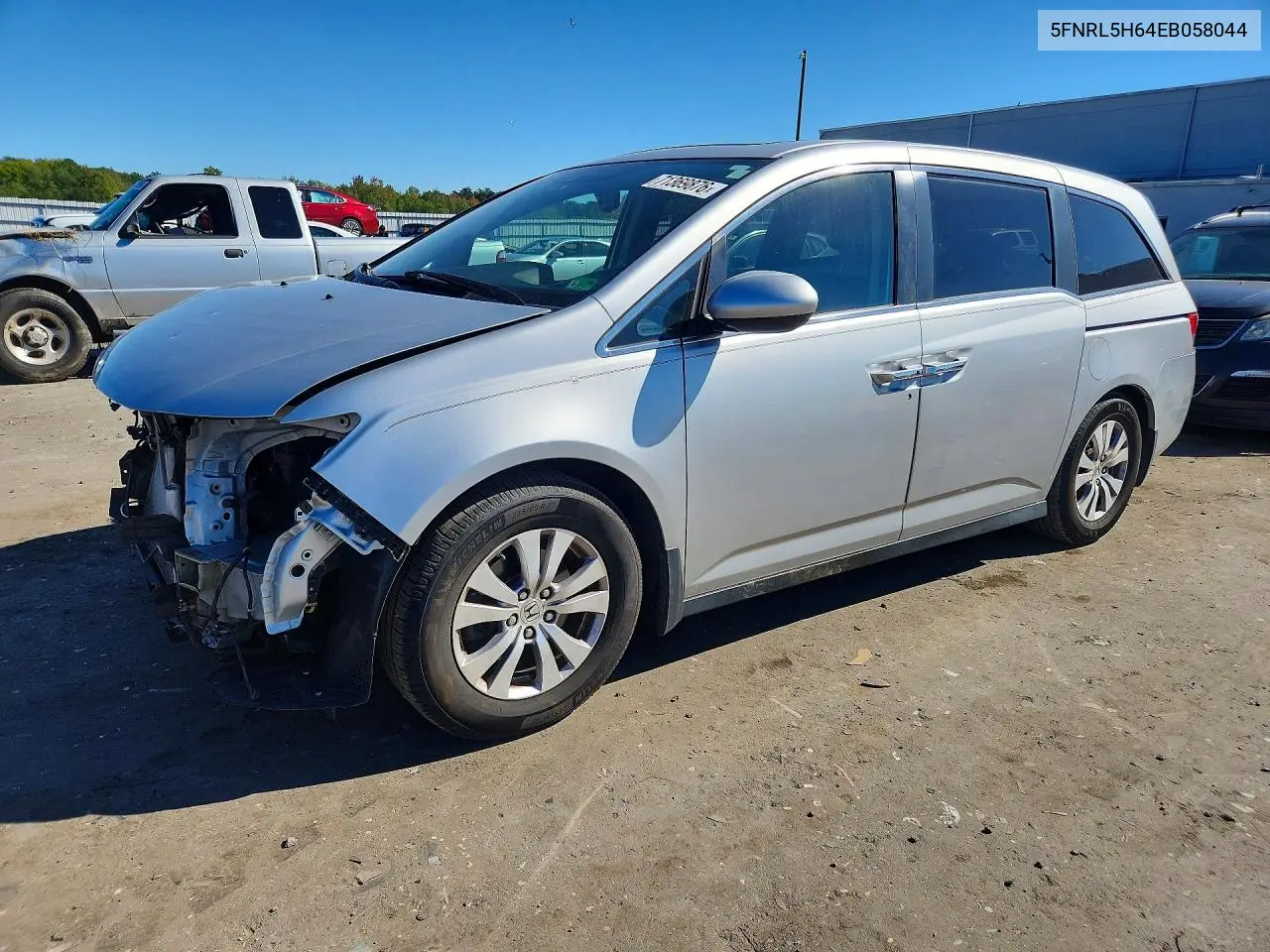 2014 Honda Odyssey Exl VIN 5FNRL5H64EB058044 фото 1