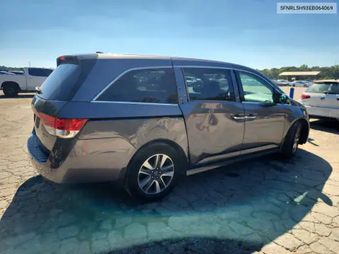 2014 Honda Odyssey Touring VIN 5FNRL5H93EB064069 фото 3