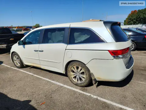 2014 Honda Odyssey Exl VIN 5FNRL5H60EB076900 фото 2