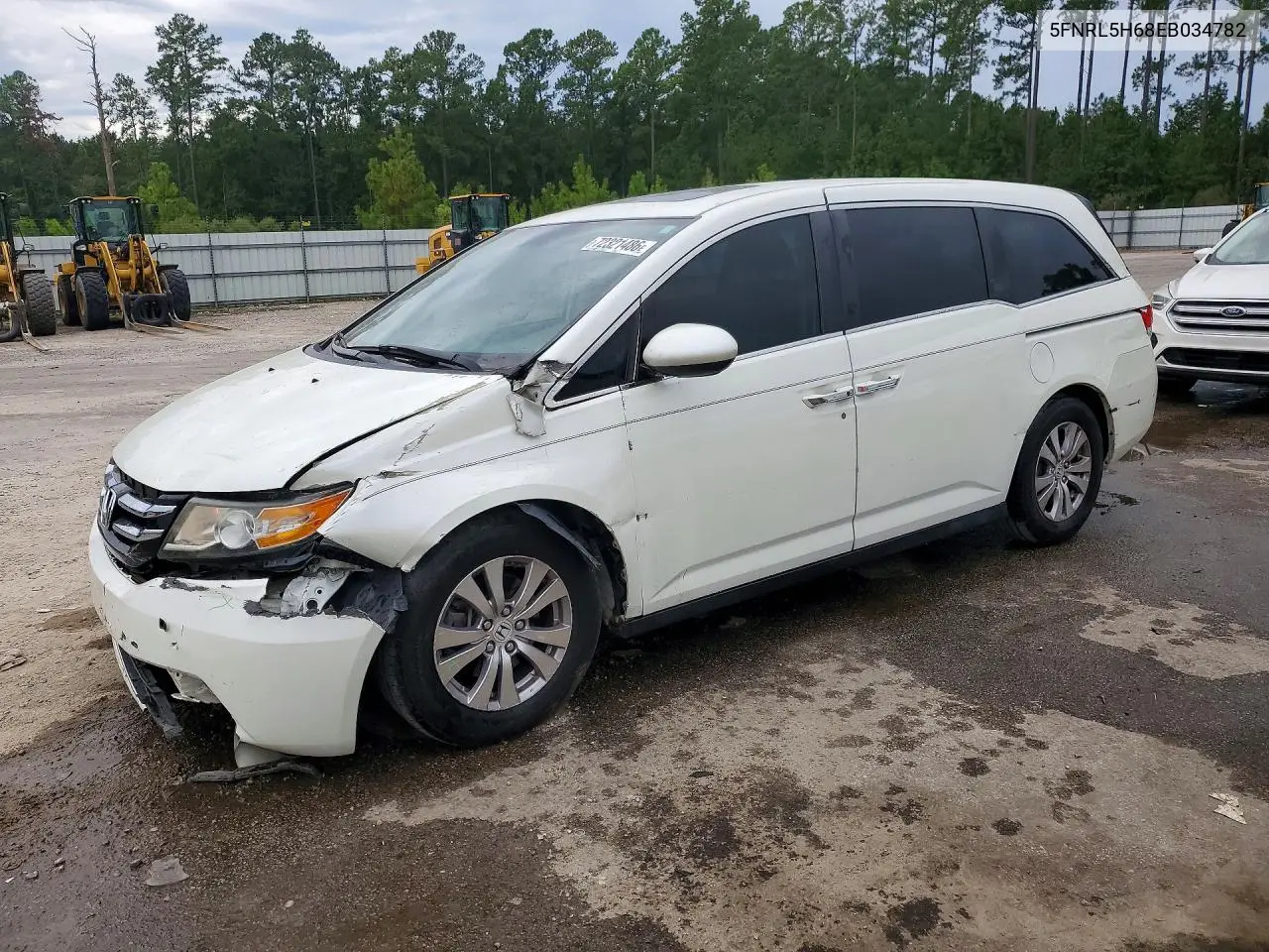 2014 Honda Odyssey Exl VIN 5FNRL5H68EB034782 фото 1