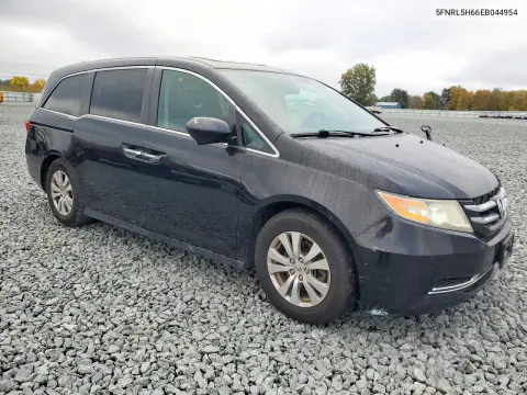 2014 Honda Odyssey Exl VIN 5FNRL5H66EB044954 фото 4