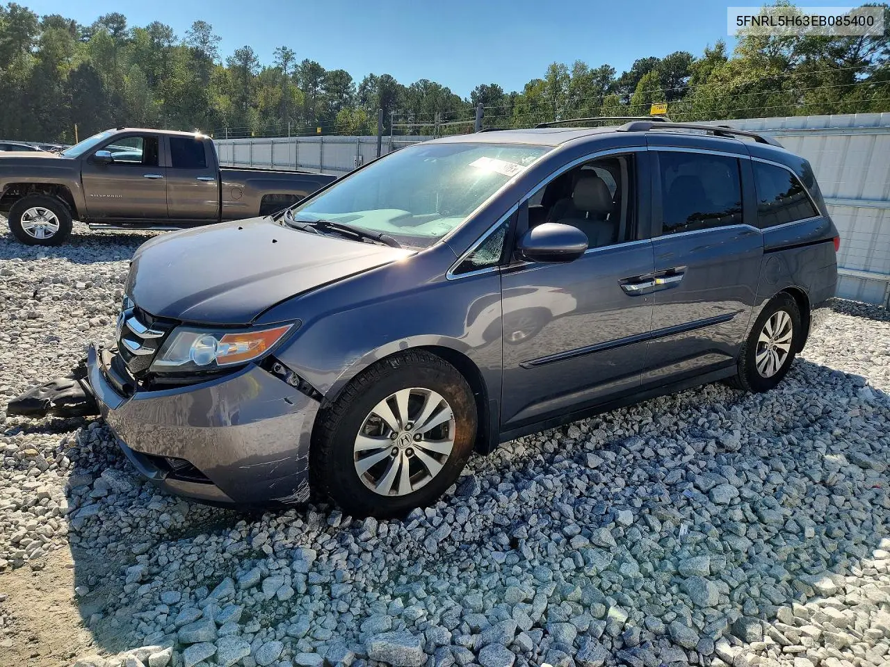 5FNRL5H63EB085400 Honda Odyssey 2014 — повреждение Передняя часть, фото до ремонта