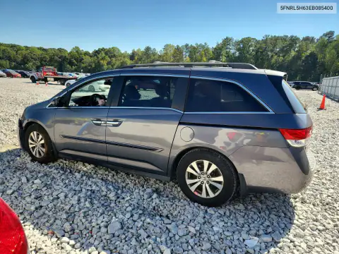 5FNRL5H63EB085400 — 2014 Honda Odyssey, фото 2 с аукциона Copart, Передняя часть