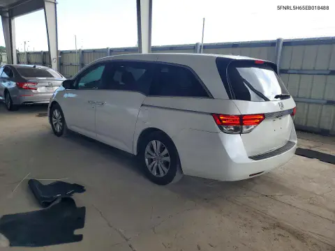 2014 Honda Odyssey Exl VIN 5FNRL5H65EB018488 фото 2