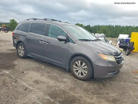 2015 Honda Odyssey Exl VIN 5FNRL5H69FB065993 фото 4