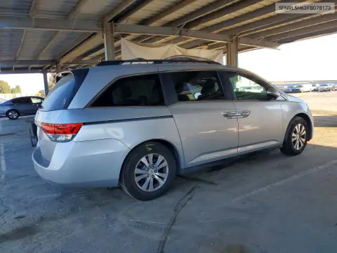 2015 Honda Odyssey Exl VIN 5FNRL5H63FB078173 фото 3
