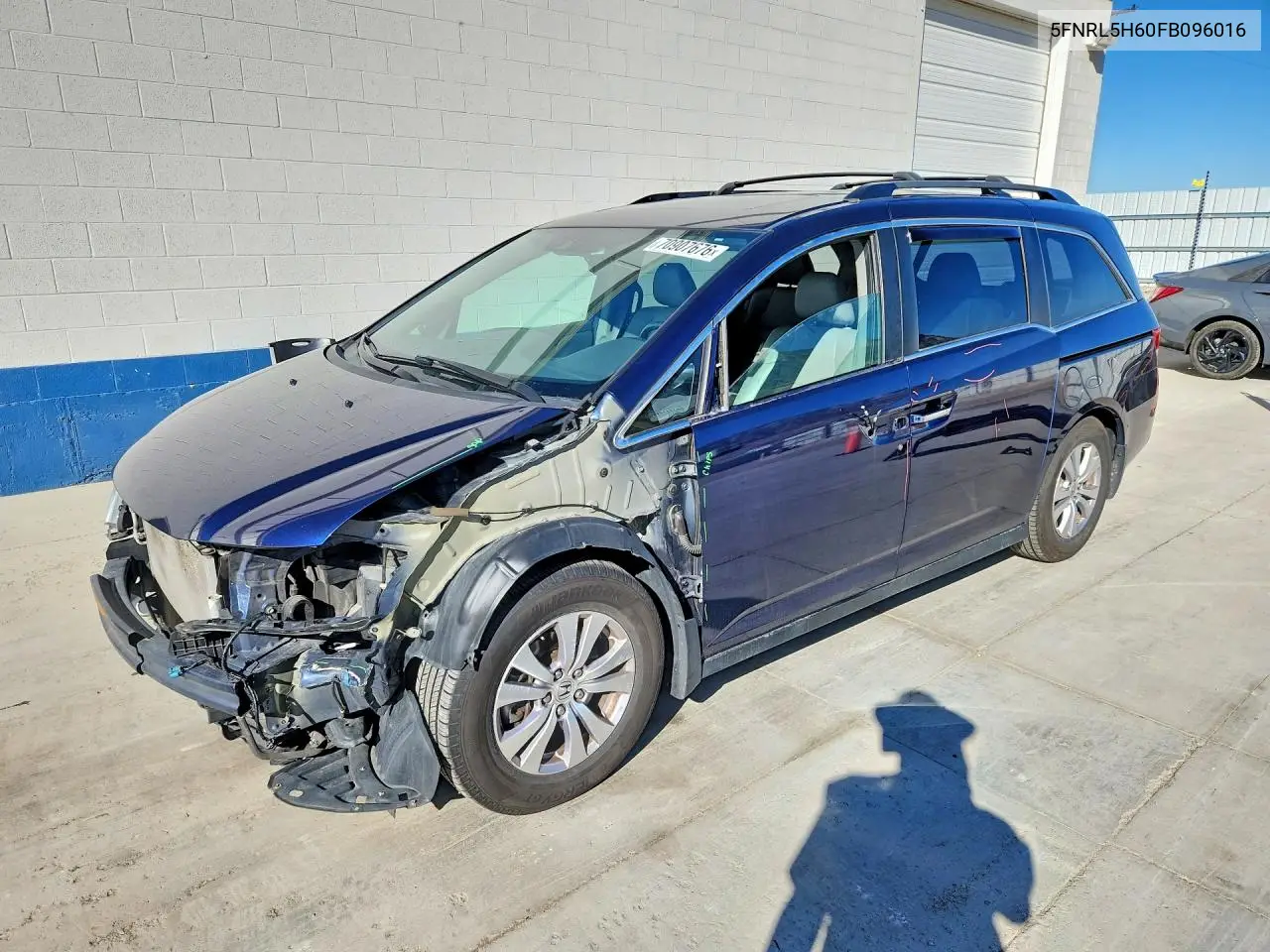 2015 Honda Odyssey Exl VIN 5FNRL5H60FB096016 фото 1