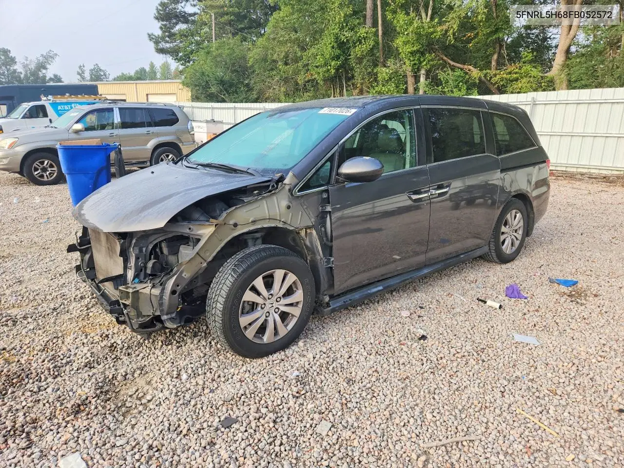 2015 Honda Odyssey Exl VIN 5FNRL5H68FB052572 фото 1