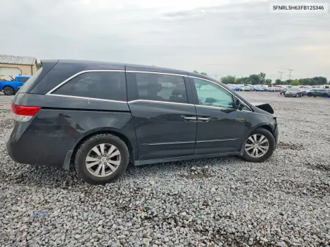2015 Honda Odyssey Exl VIN 5FNRL5H63FB125346 фото 3