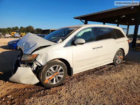 5FNRL5H95FB100720 — 2015 Honda Odyssey, Передняя часть, фото до ремонта