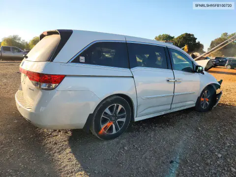 2015 Honda Odyssey Touring VIN 5FNRL5H95FB100720 фото 3