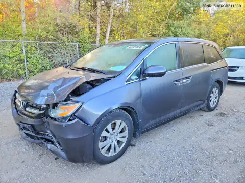 5FNRL5H6XGB511330 — 2016 Honda Odyssey, Передняя часть, фото до ремонта