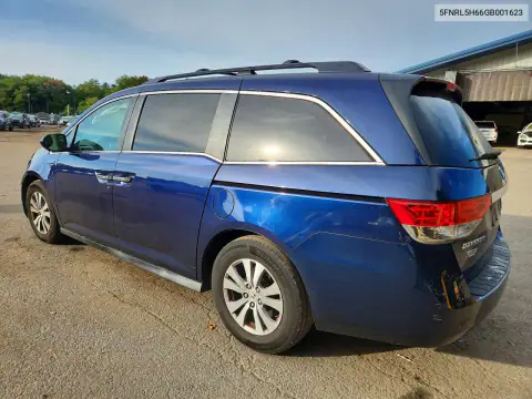 5FNRL5H66GB001623 — 2016 Honda Odyssey, фото 2 с аукциона Copart, Передняя часть