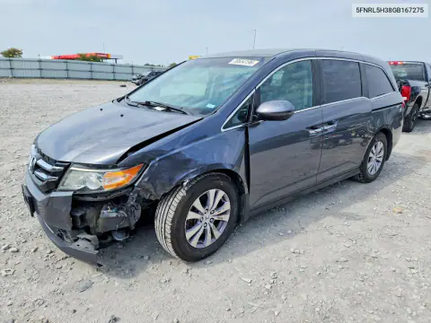 5FNRL5H38GB167275 — 2016 Honda Odyssey, Передняя часть, фото до ремонта