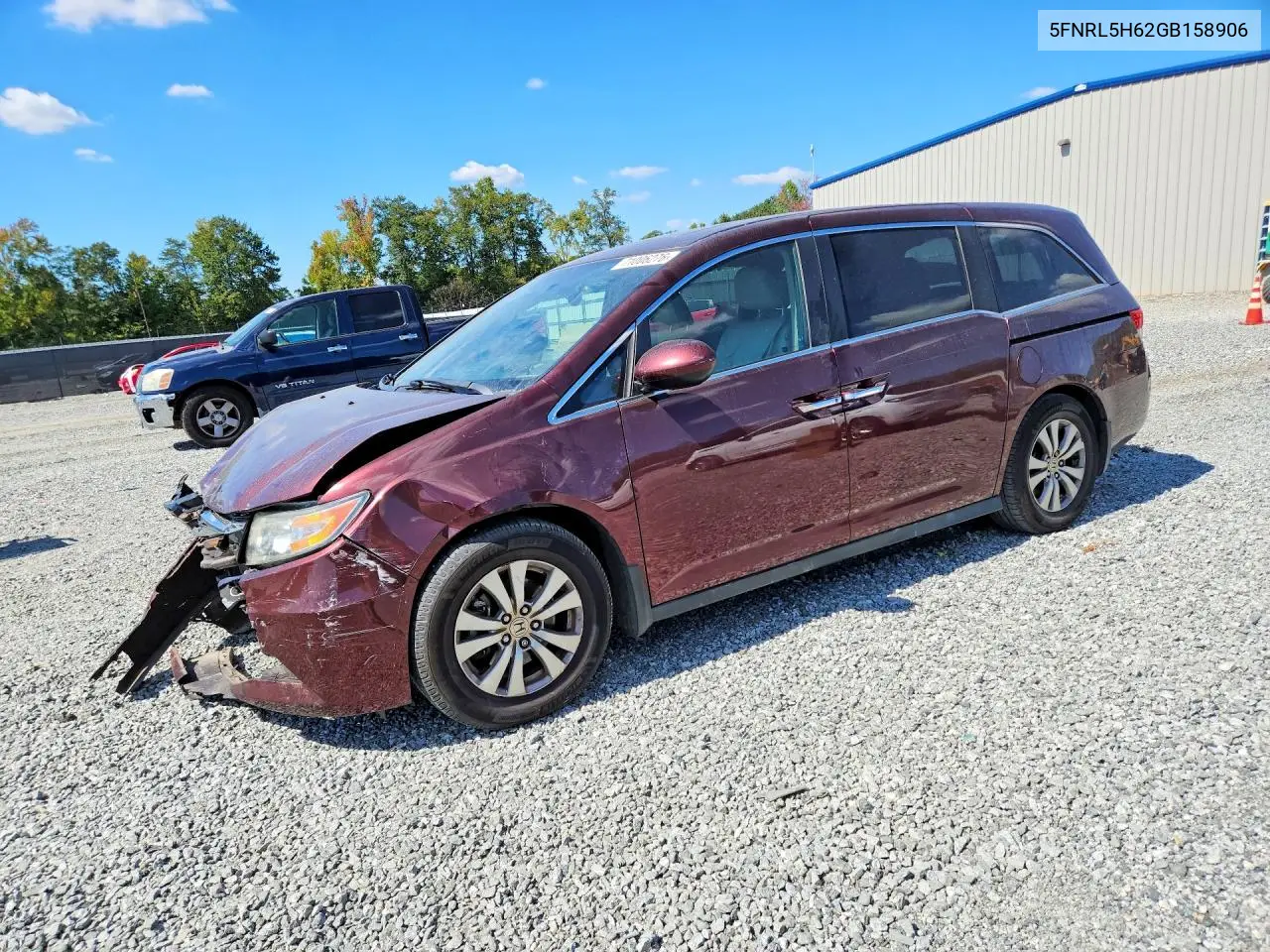 2016 Honda Odyssey Exl VIN 5FNRL5H62GB158906 фото 1