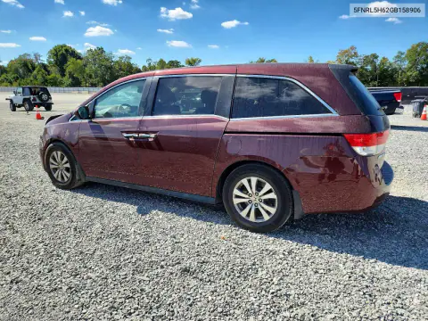 2016 Honda Odyssey Exl VIN 5FNRL5H62GB158906 фото 2