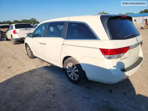 2016 Honda Odyssey Exl VIN 5FNRL5H6XGB006453 фото 2
