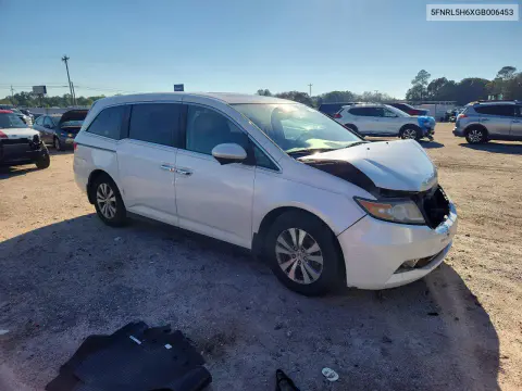 2016 Honda Odyssey Exl VIN 5FNRL5H6XGB006453 фото 4