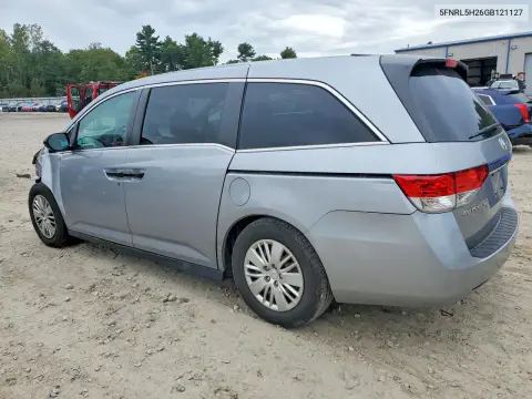 2016 Honda Odyssey Lx VIN 5FNRL5H26GB121127 фото 2