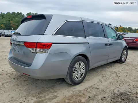 2016 Honda Odyssey Lx VIN 5FNRL5H26GB121127 фото 3