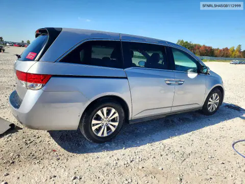 2016 Honda Odyssey Ex VIN 5FNRL5H45GB112999 фото 3