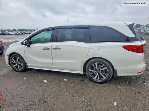 5FNRL6H80JB506927 — 2018 Honda Odyssey, фото 2 с аукциона Copart, Подтопление