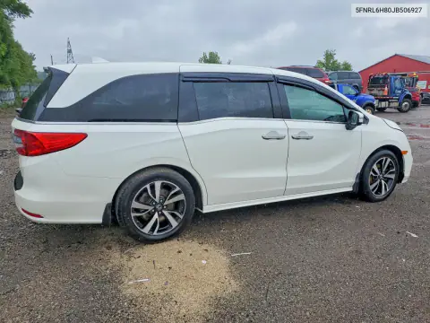 5FNRL6H80JB506927 — 2018 Honda Odyssey, фото 3 с аукциона Copart, Подтопление