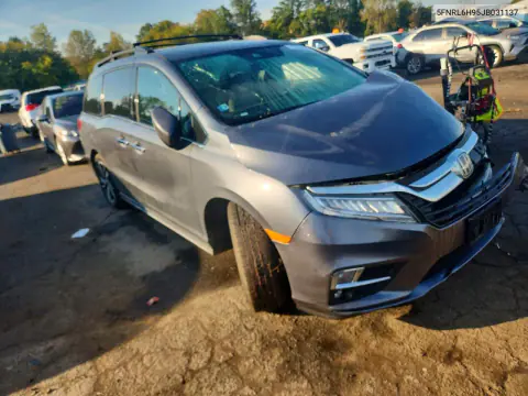 2018 Honda Odyssey Elite VIN 5FNRL6H95JB031137 фото 4