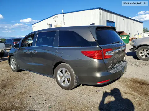 2018 Honda Odyssey Ex VIN 5FNRL6H56JB092171 фото 2