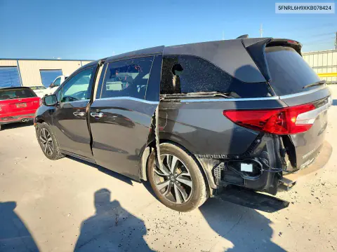 2019 Honda Odyssey Elite VIN 5FNRL6H9XKB078424 фото 2